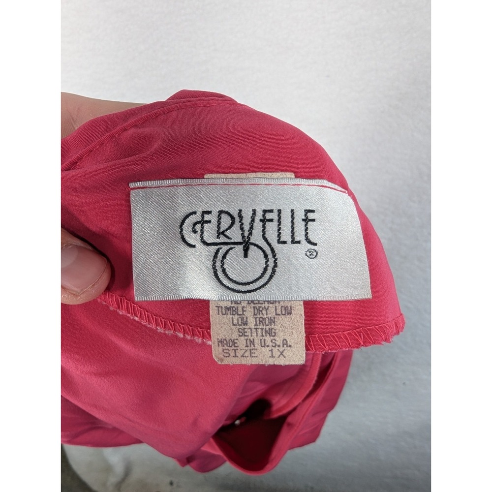 Vintage 80s‎ Cervelle Women's Pink Blazer Jacket USA XL 1X - Picture 7 of 8